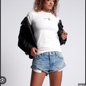 One teaspoon distressed denim shorts